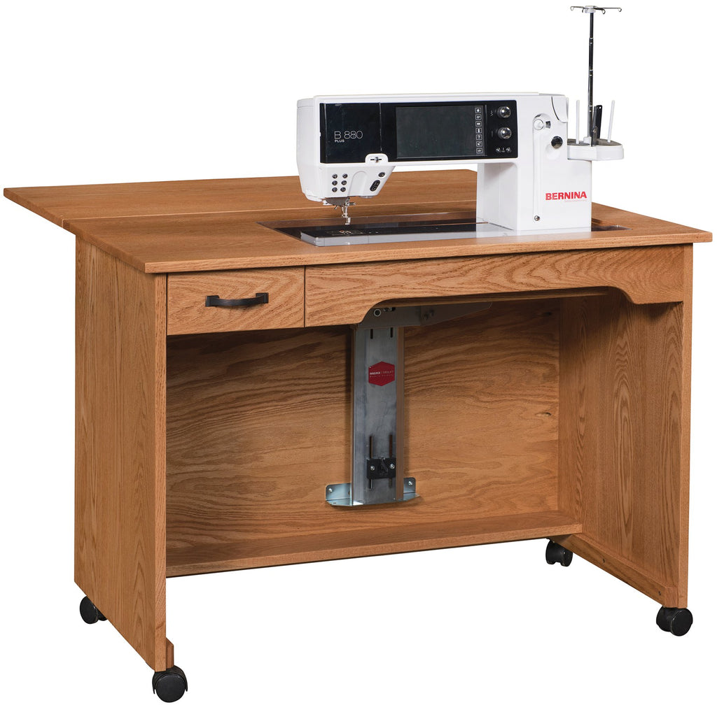Timberside Woodworking 132-XLFT Flat Top Sewing Cabinet – She Sewing Tables