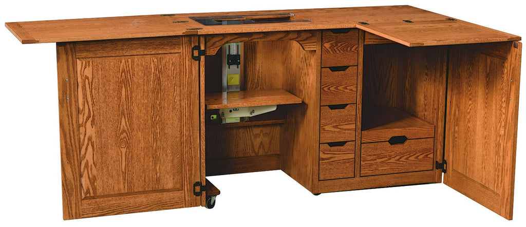 Timberside Woodworking Mission Sewing Cabinet 160