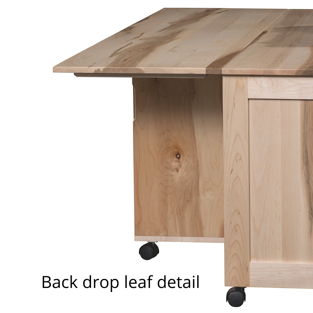 Craft/Sewing Armoire with drop-leaf hideaway table