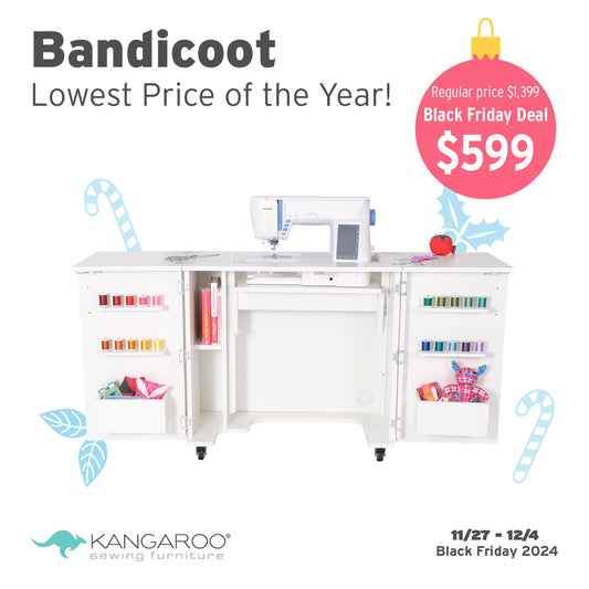 Bandicoot Sewing Cabinet ***Black Friday Sale through December 4th***