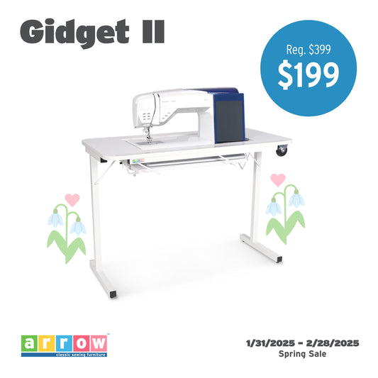 Gidget II Folding Sewing & Craft Table *February Sale*