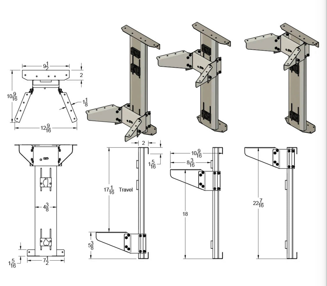 Touch Release Sewing Machine Air Lift