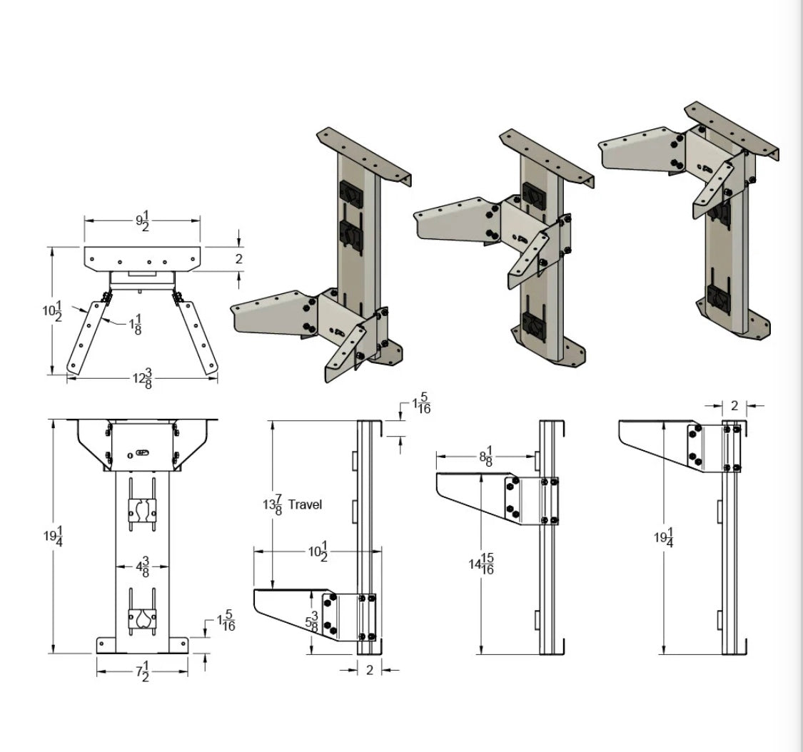 Touch Release Sewing Machine Air Lift