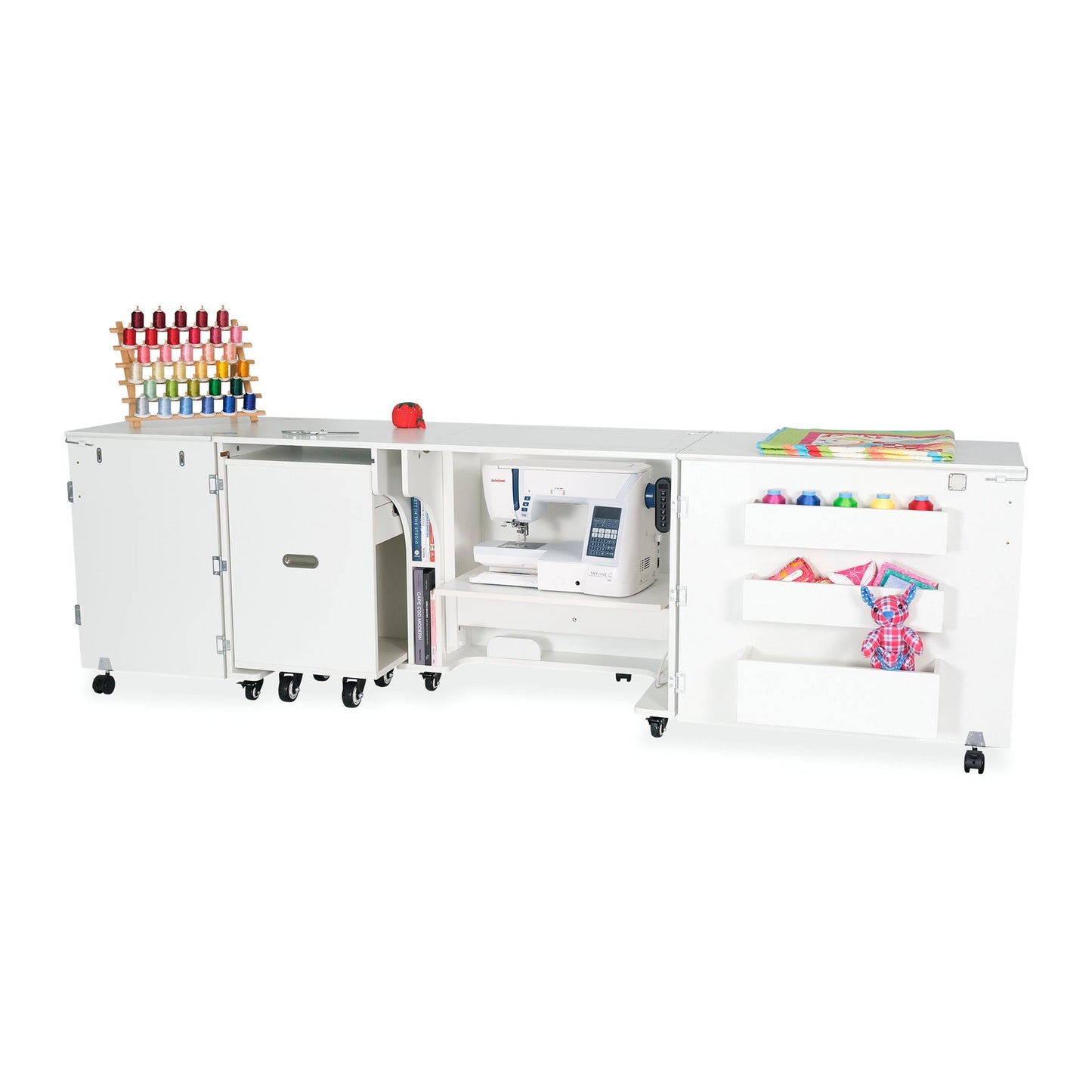 Aussie Dual Rail Electric Sewing Cabinet