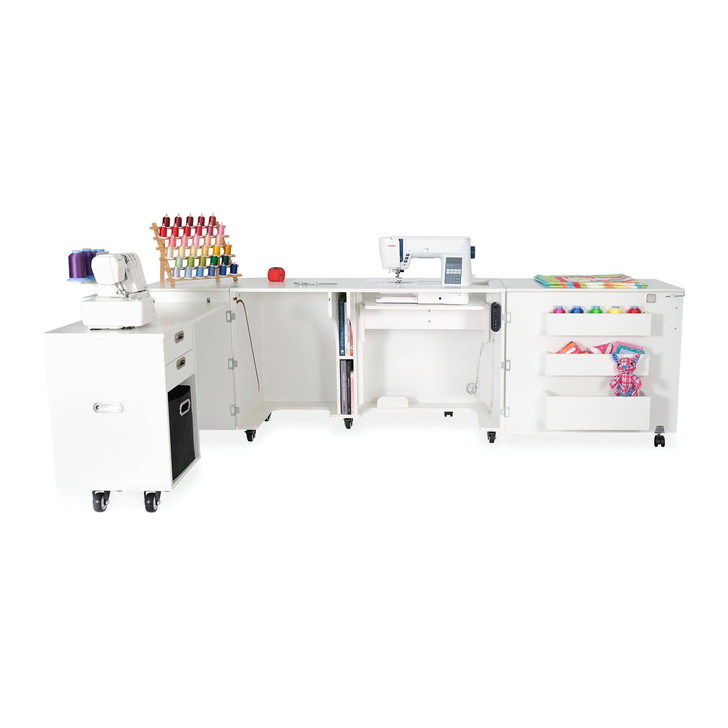 Aussie Dual Rail Electric Sewing Cabinet