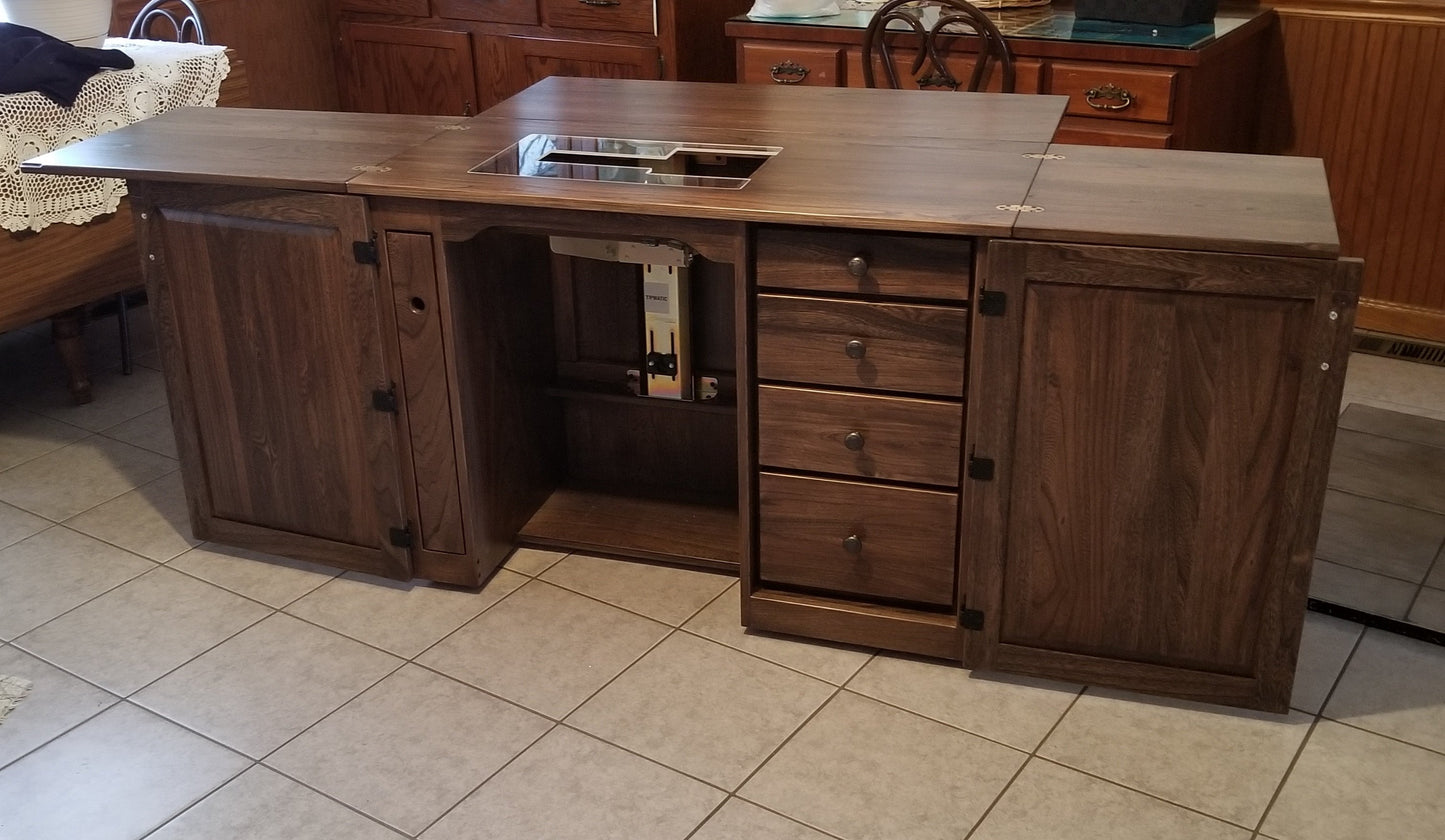 Base Sewing Cabinet - Classic Woods - Amish Furniture - She Sewing Tables