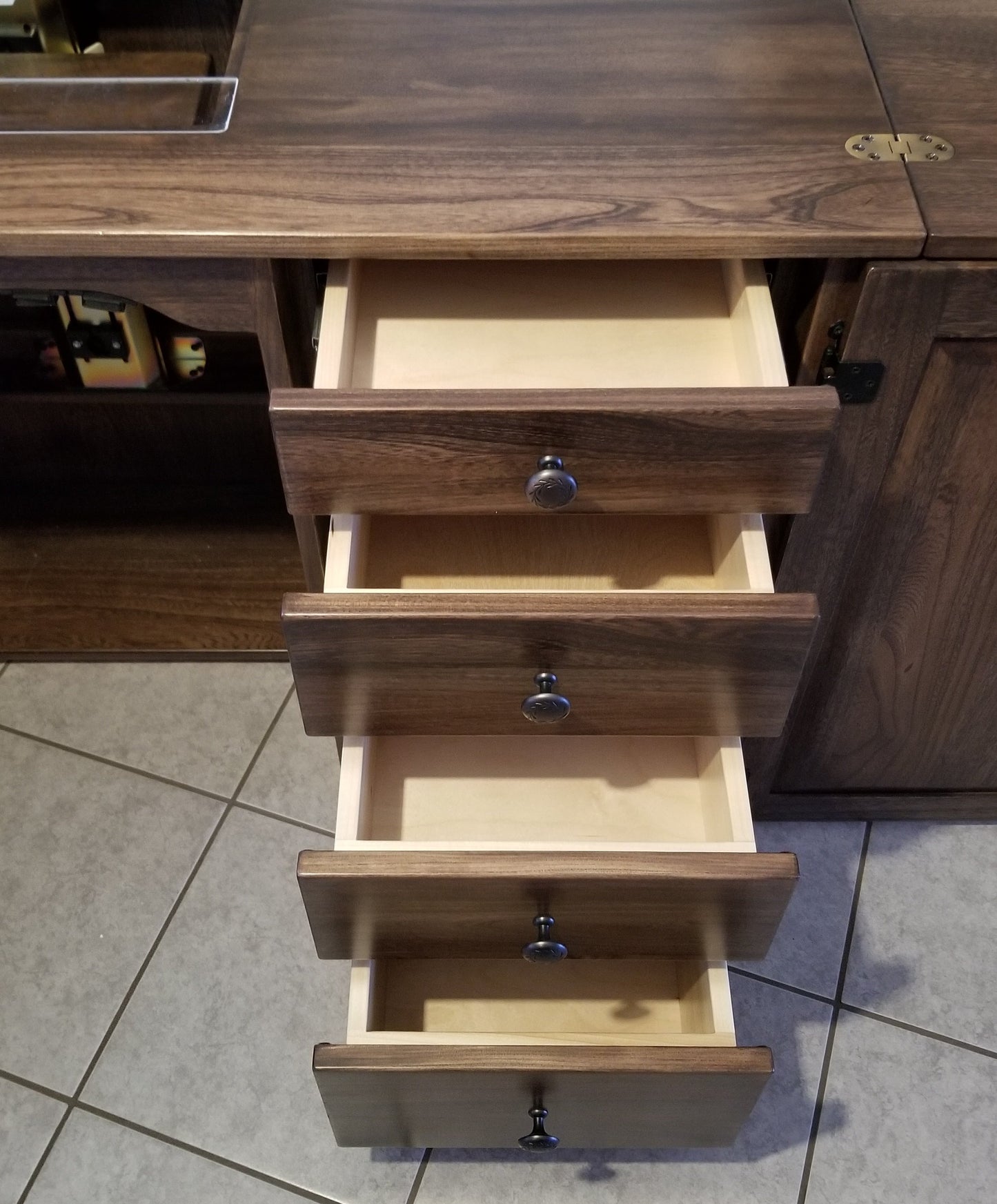 Base Sewing Cabinet - Classic Woods - Amish Furniture - She Sewing Tables