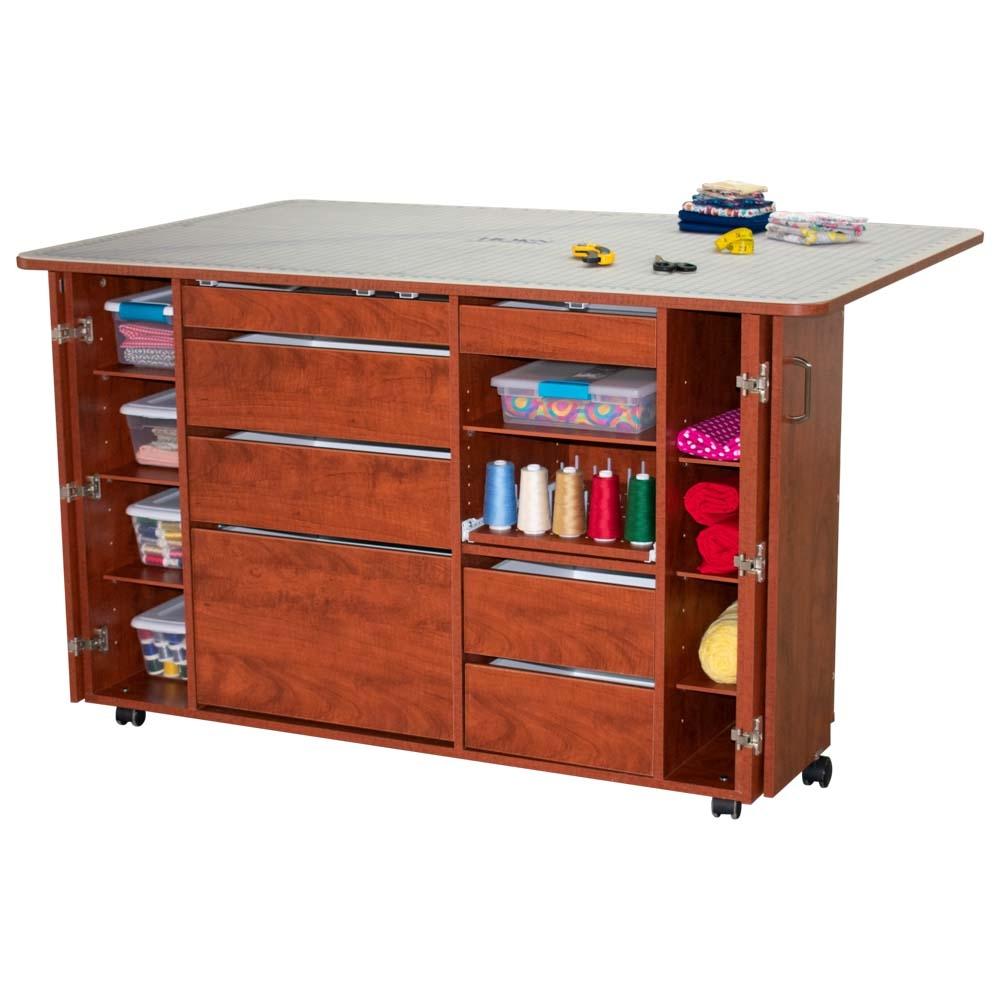 Horn  7600 Ultimate Sewing and Crafting Storage Center Sunset maple