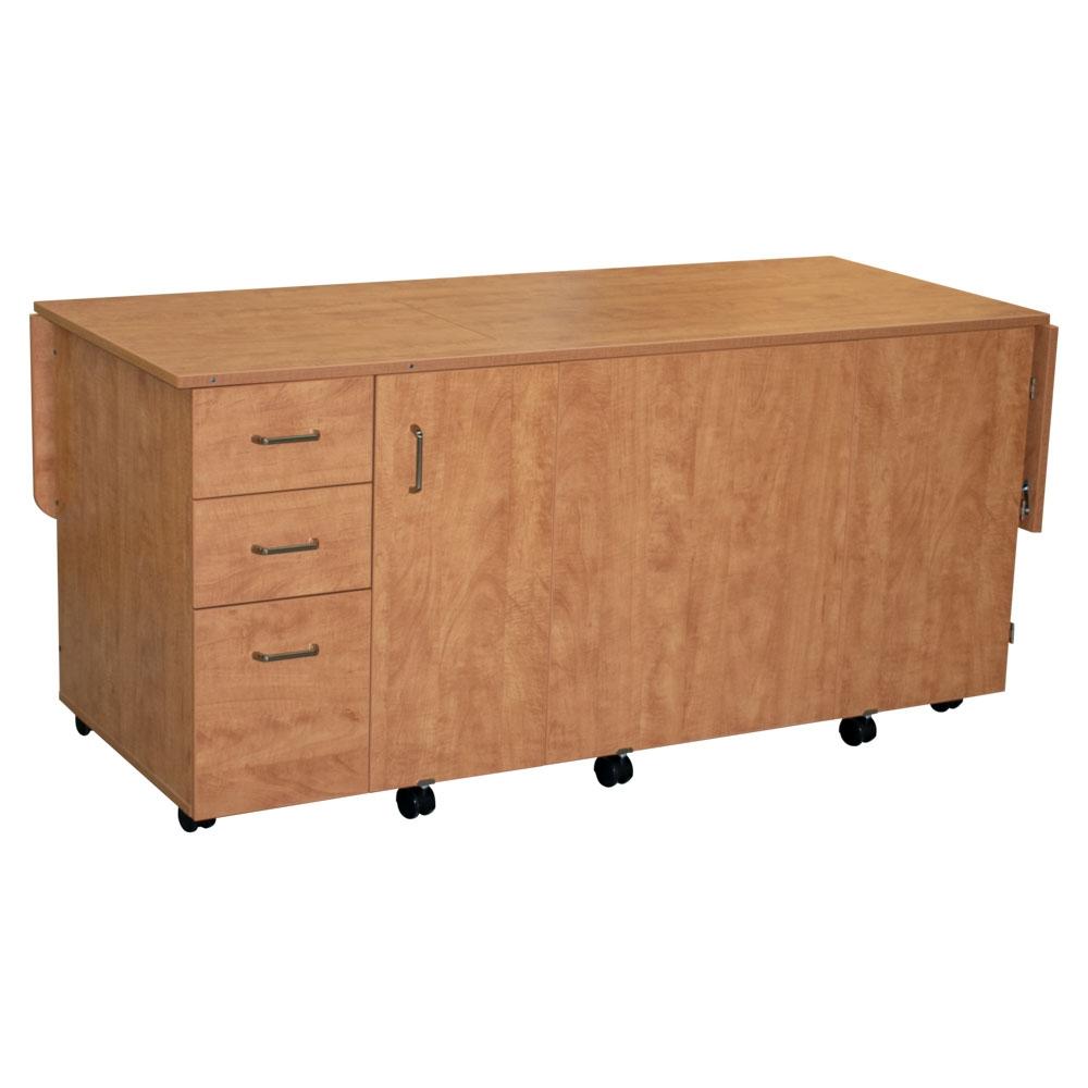 Horn Model 8090 Sewing Cabinet Sunrise Maple