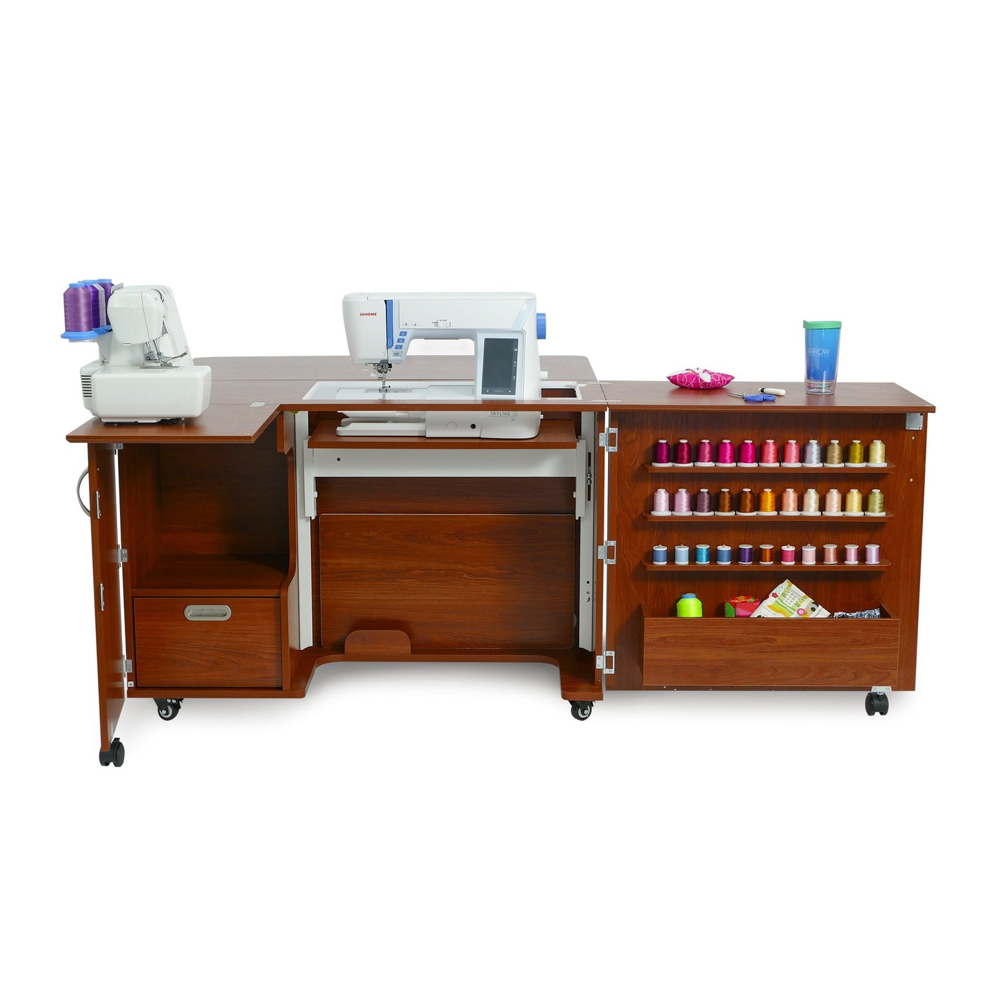 Kangaroo Wallaby II Sewing Cabinet - She Sewing Tables