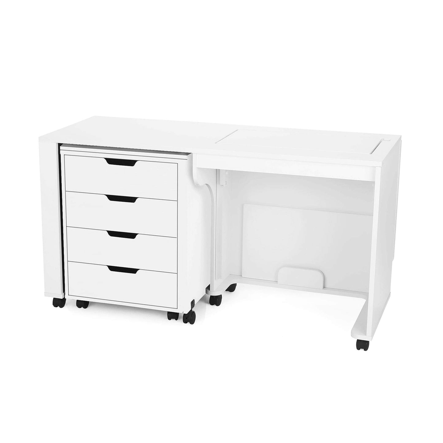 Arrow Laverne Sewing Cabinet with Shirley 4 Drawer Storage Cabinet - She Sewing Tables