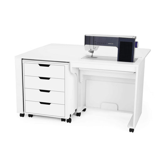 Arrow Laverne Sewing Cabinet with Shirley 4 Drawer Storage Cabinet - She Sewing Tables